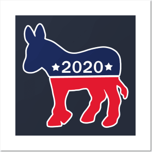 Democratic Donkey Posters and Art